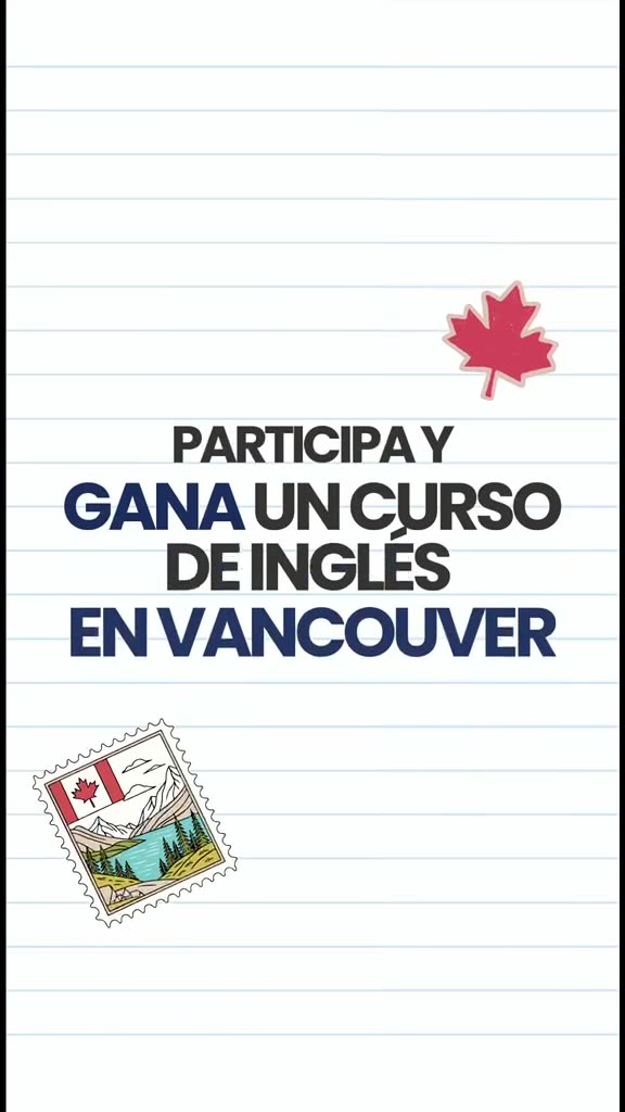 Concurso Hello Vancouver: gana un curso de inglés en Vancouver
